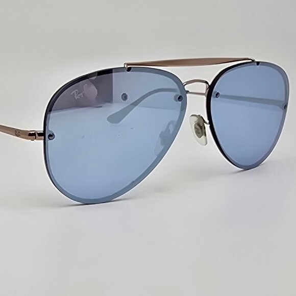Ray-Ban RB3584-N 9053/1U Blaze Aviator Copper Frame Dark Violet Lens Sunglasses main image 9